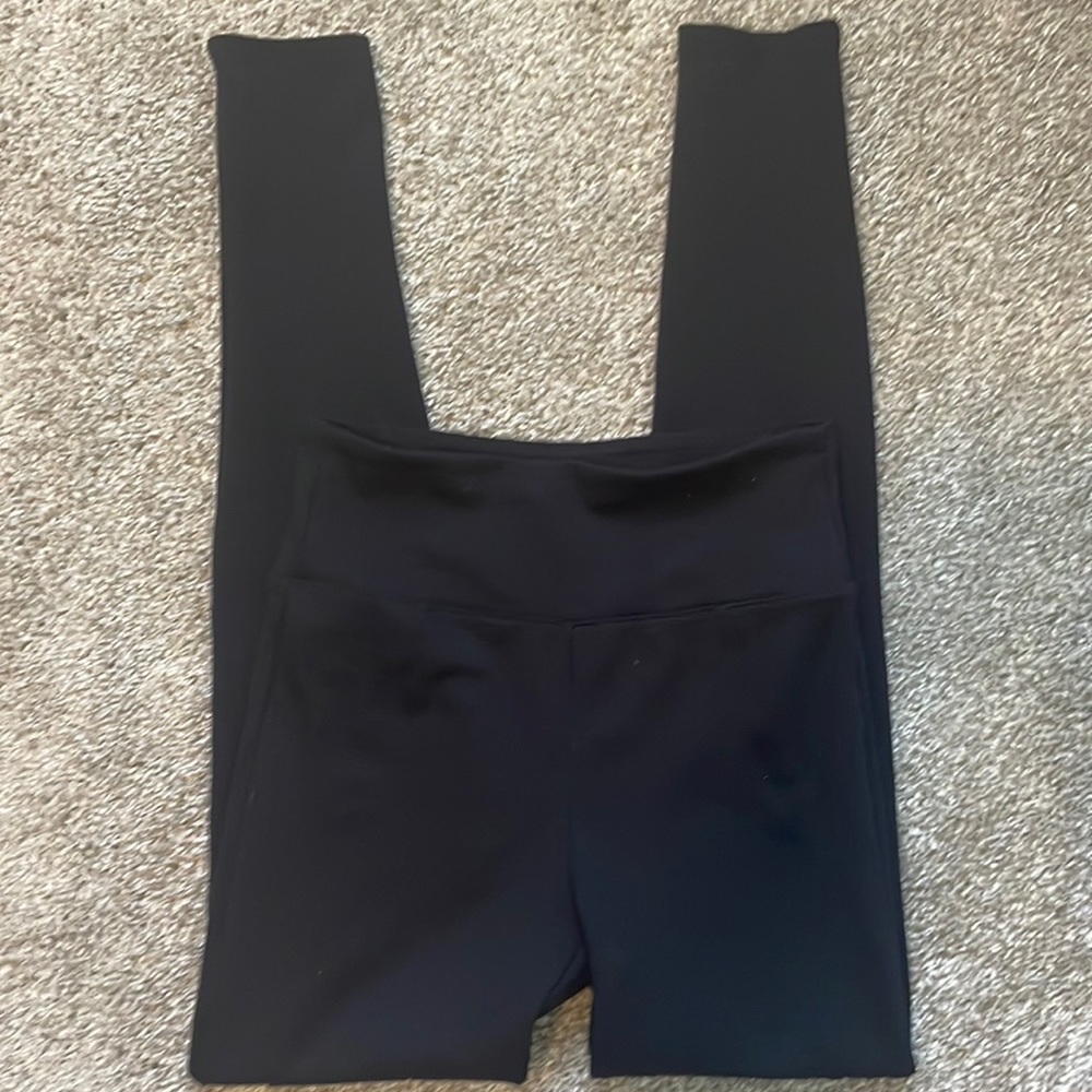 Spanx Assets Black Pointe Leggings Size Small EUC
